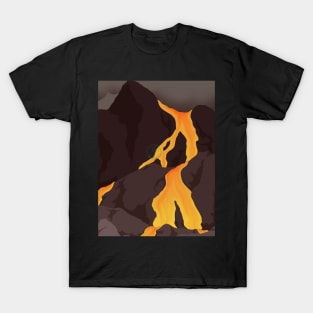Lava of a Volcano T-Shirt